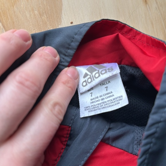 Set of 2 Adidas jackets size 7 windbreaker light coat bundle - Picture 4 of 6